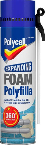 Polycell Expanding Foam Polyfilla 500ml