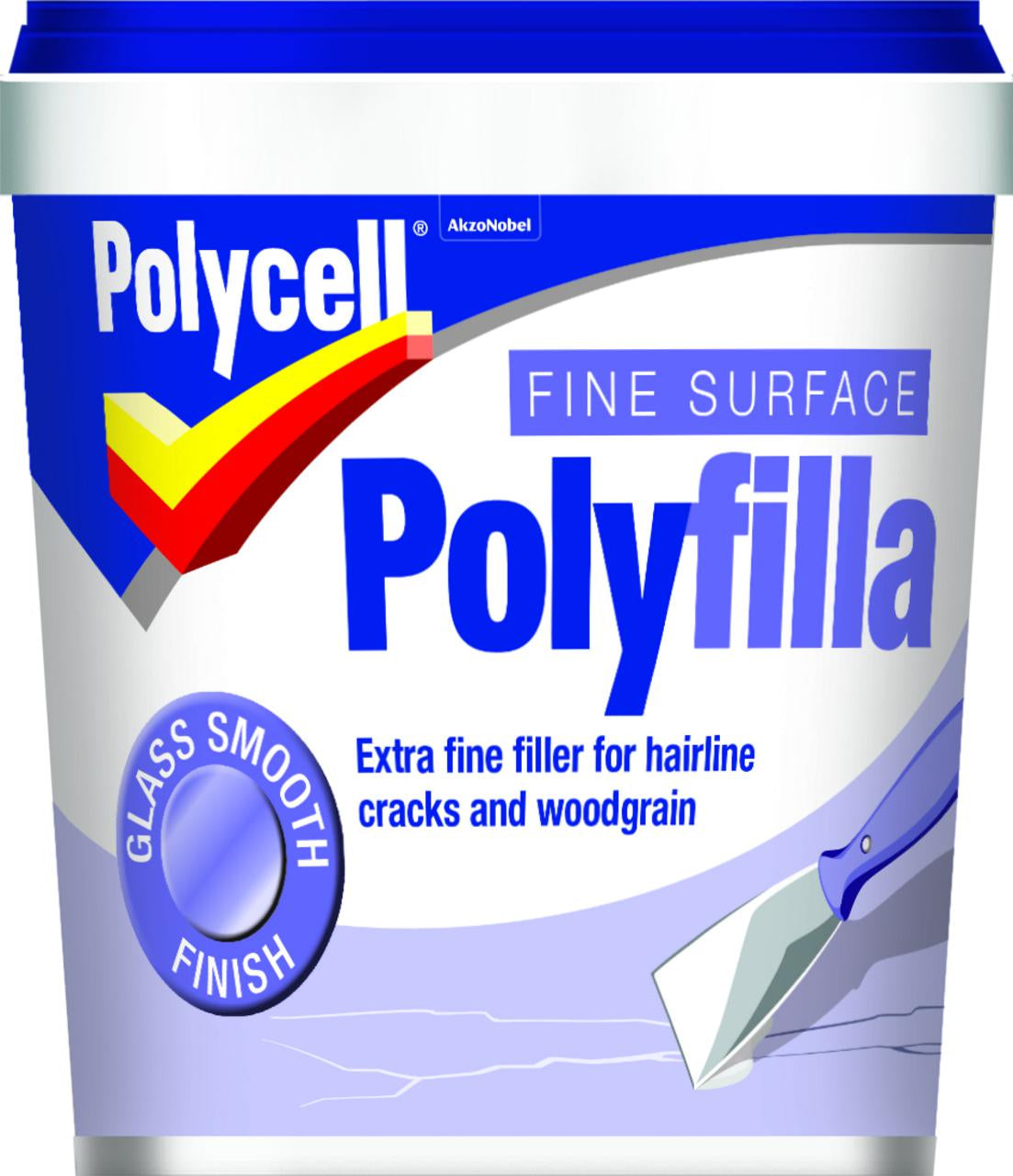 Polycell Fine Surface Polyfilla Tub 500g
