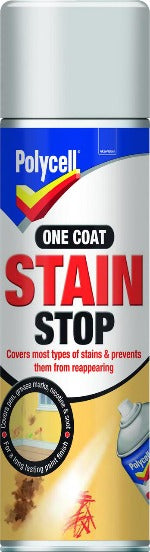 Polycell One Coat Stain Stop Aerosol 250ml