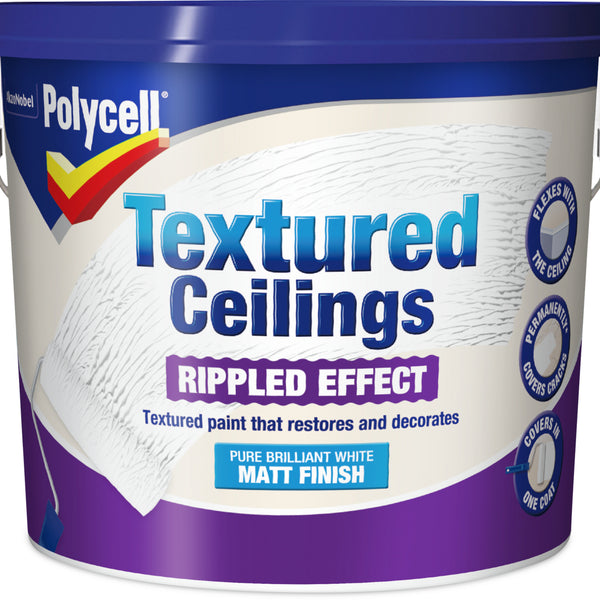 How To Apply Polycell Textured Ceiling Paint Shelly Lighting