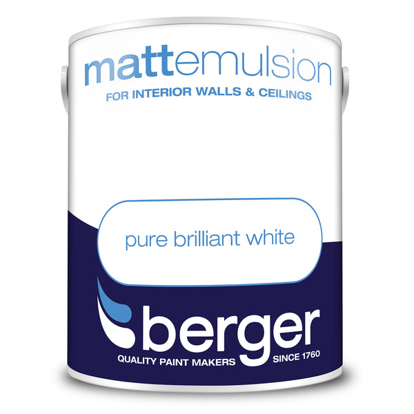 Berger Matt Emulsion Pure Brilliant White 5L