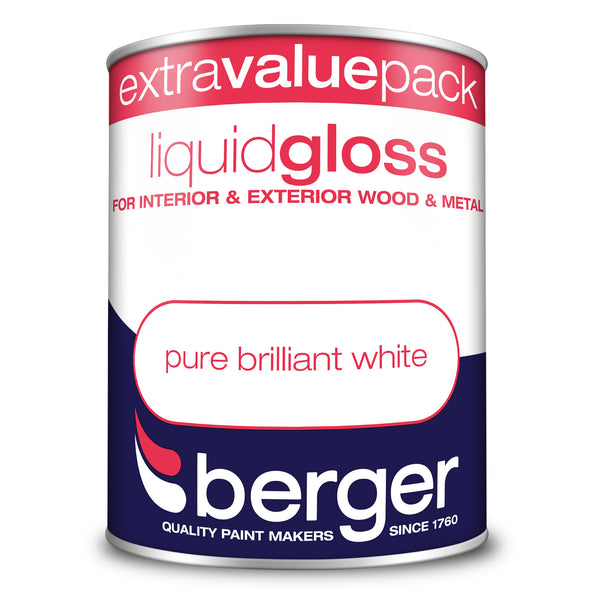 Berger Liquid Gloss Pure Brilliant White 1.25L