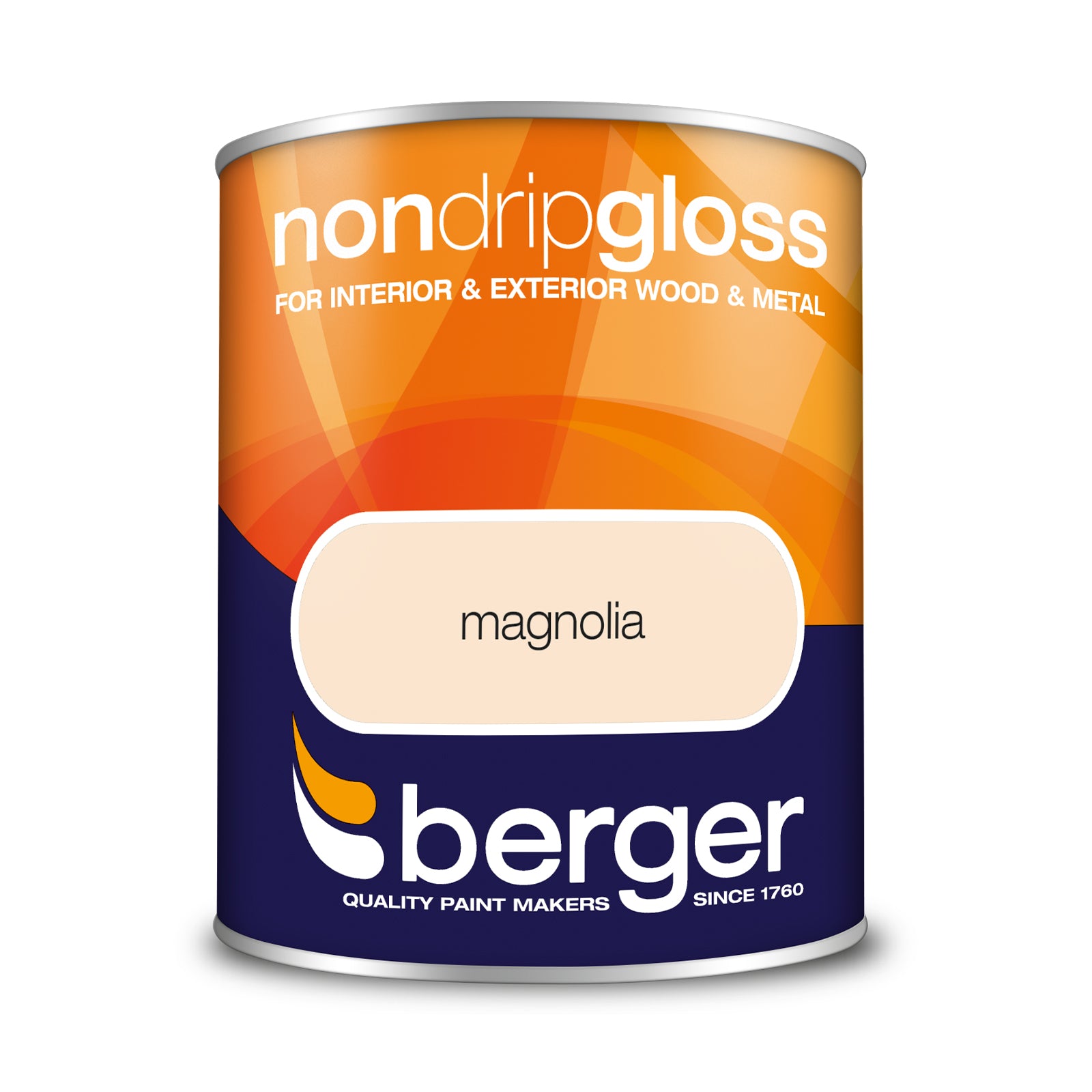 Berger Non Drip Gloss Magnolia 750ml