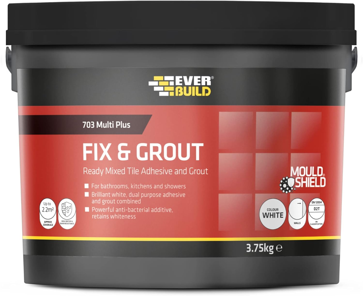 Everbuild 703 Fix and Grout Tile Adhesive 3.75KG