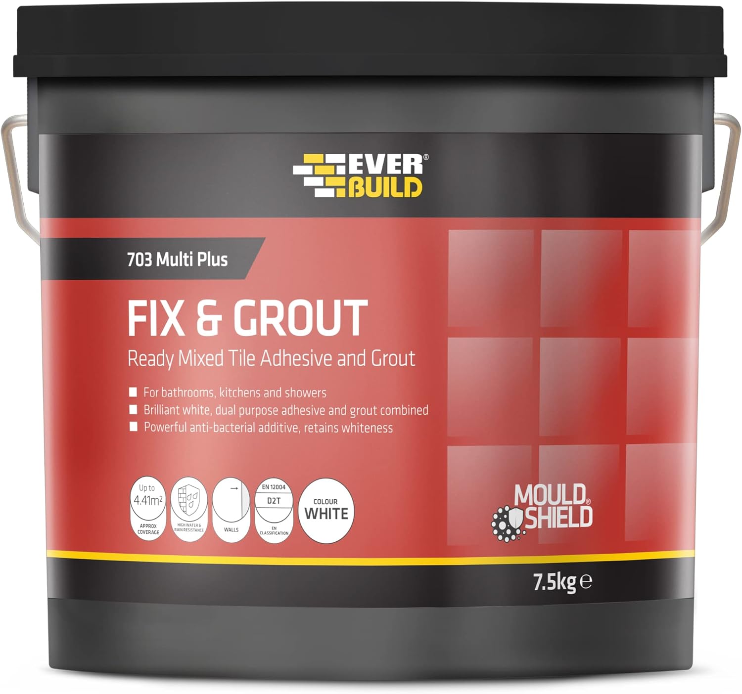 Everbuild 703 Fix and Grout Tile Adhesive 7.5KG