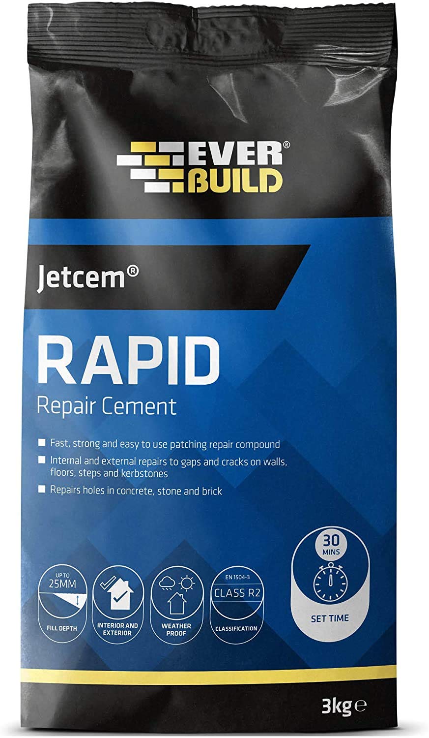 Everbuild Jetsem Rapid Set Cement 3KG