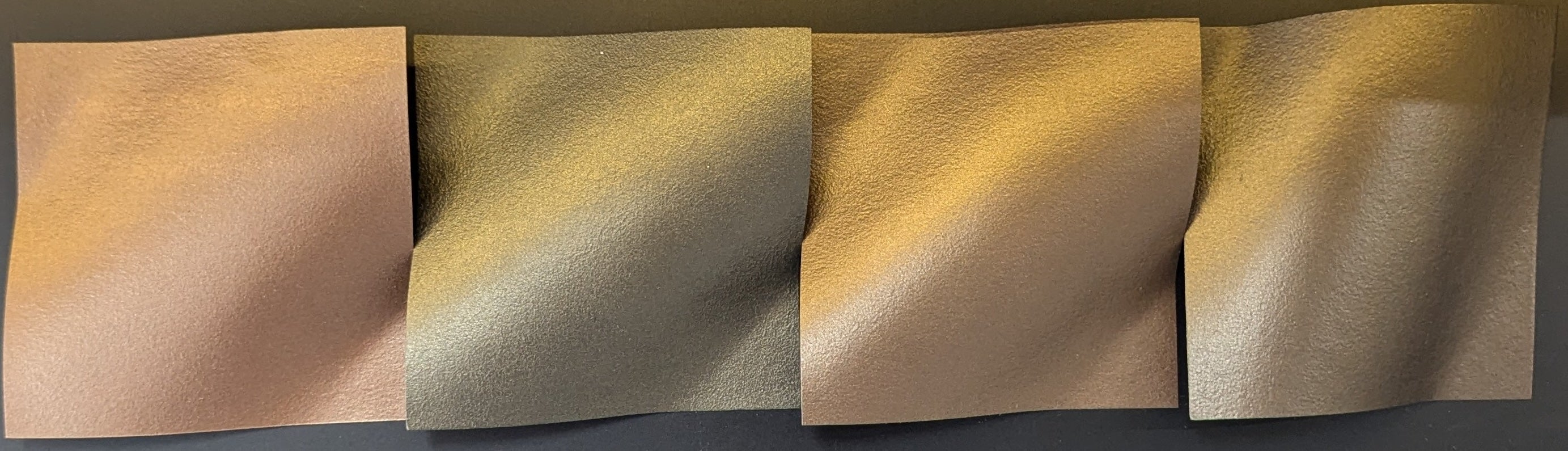 Colour Centre Metallics Bronze Collection Samples