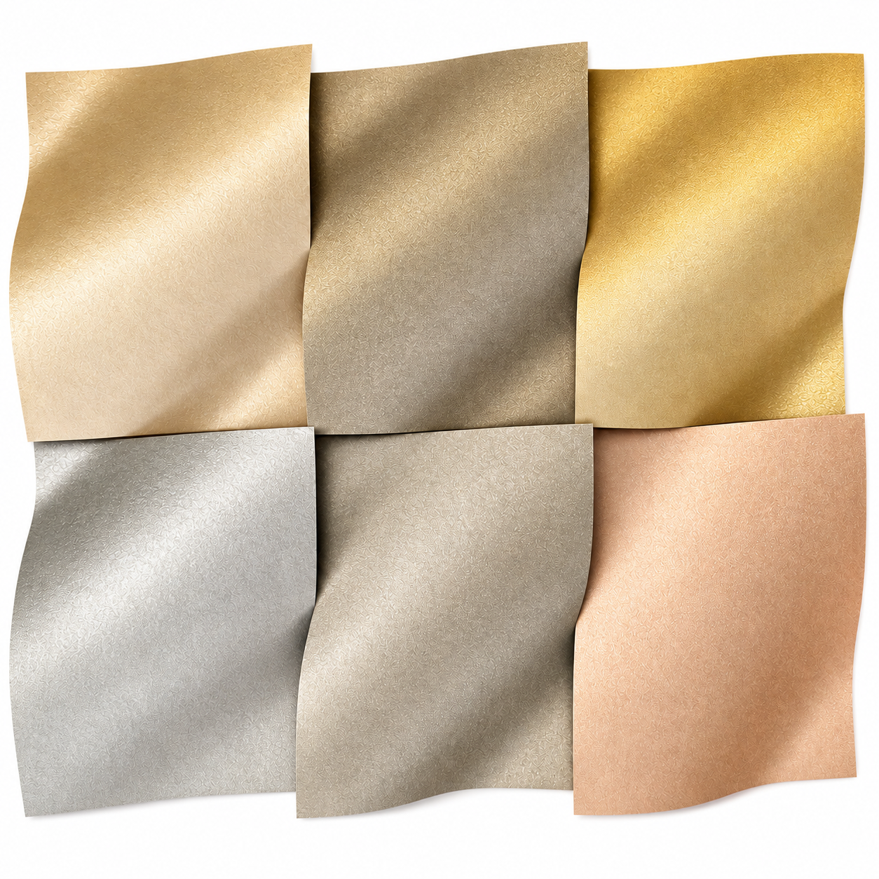 Colour Centre Metallics Gold Collection Samples