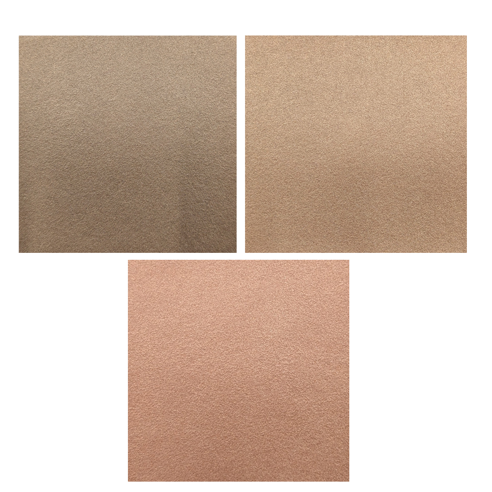 Colour Centre Metallics Copper Collection Samples