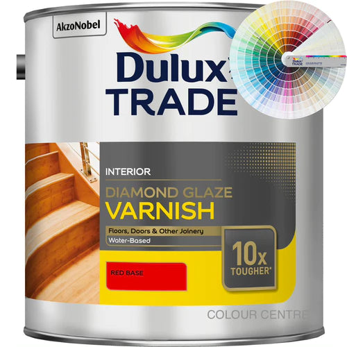 Dulux Trade Diamond Glaze Varnish Tinted Colour 2.5L
