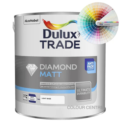 Dulux Trade Diamond Matt Tinted Colour 2.5L