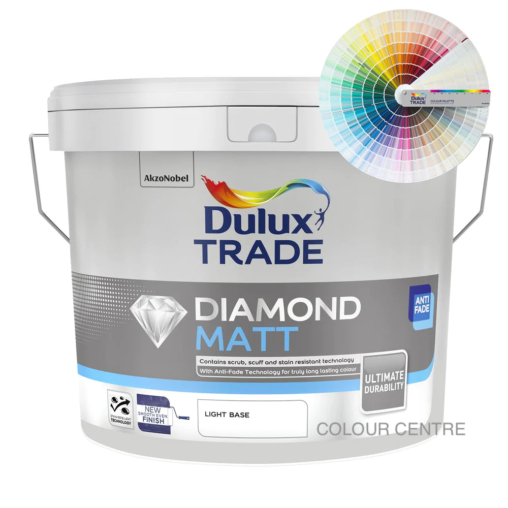 Dulux Trade Diamond Matt Tinted Colour 10L