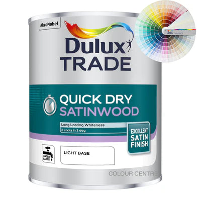 Dulux Trade Quick Drying Satinwood Tinted Colour 1L