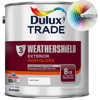Dulux Trade Weathershield Exterior Gloss Tinted Colour 2.5L