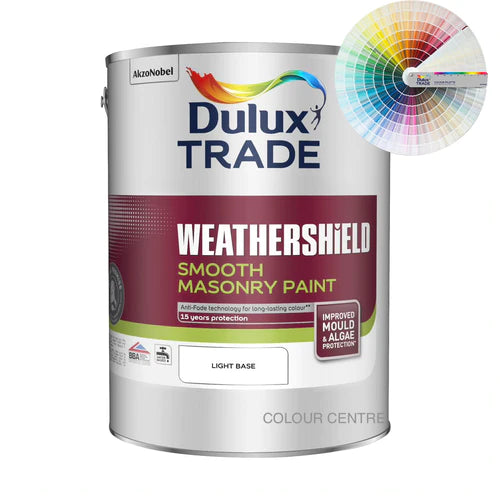 Dulux Trade Weathershield Smooth Masonry Tinted Colour 5L