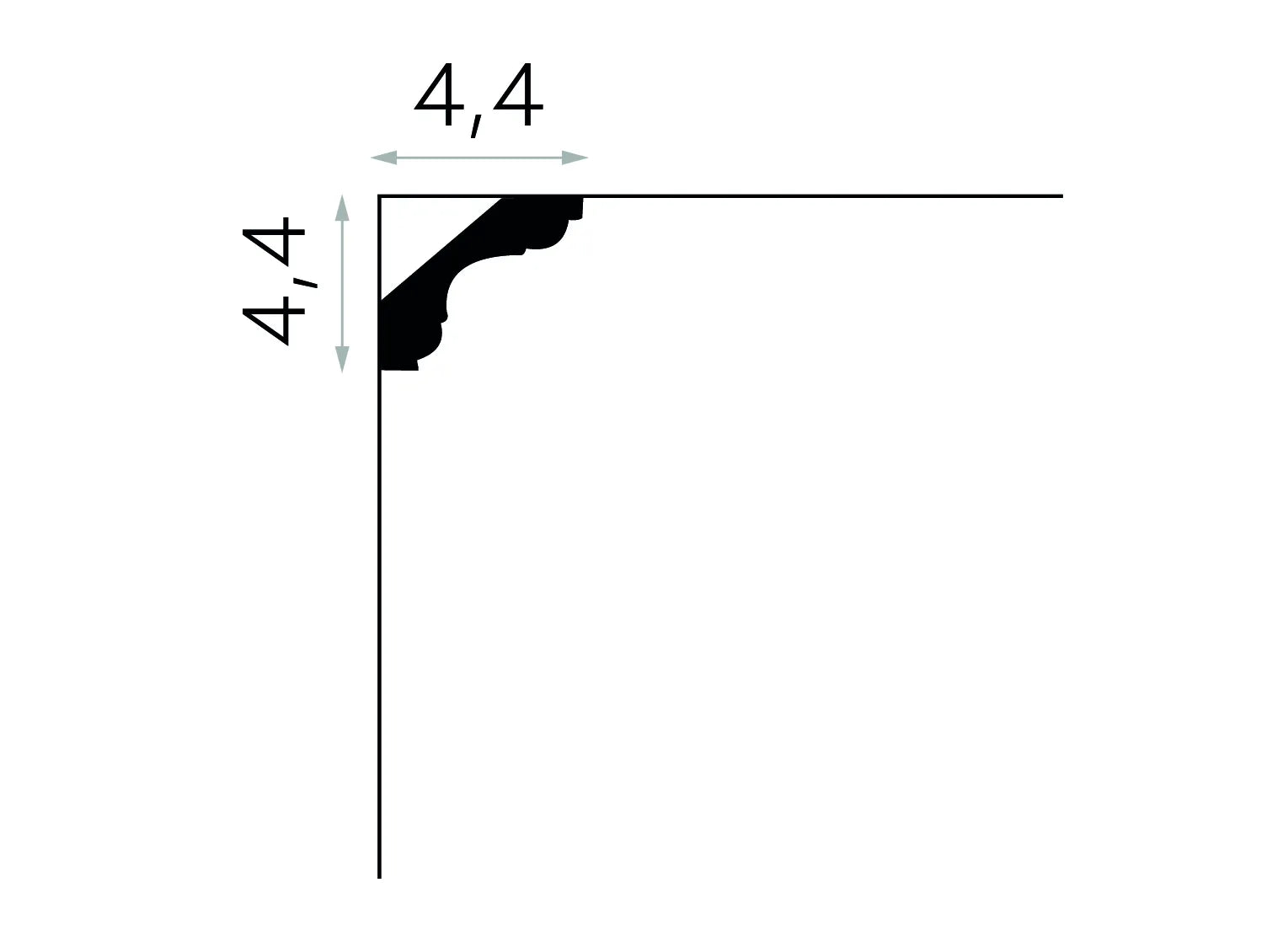 Mardom Decor Cornice MDB112