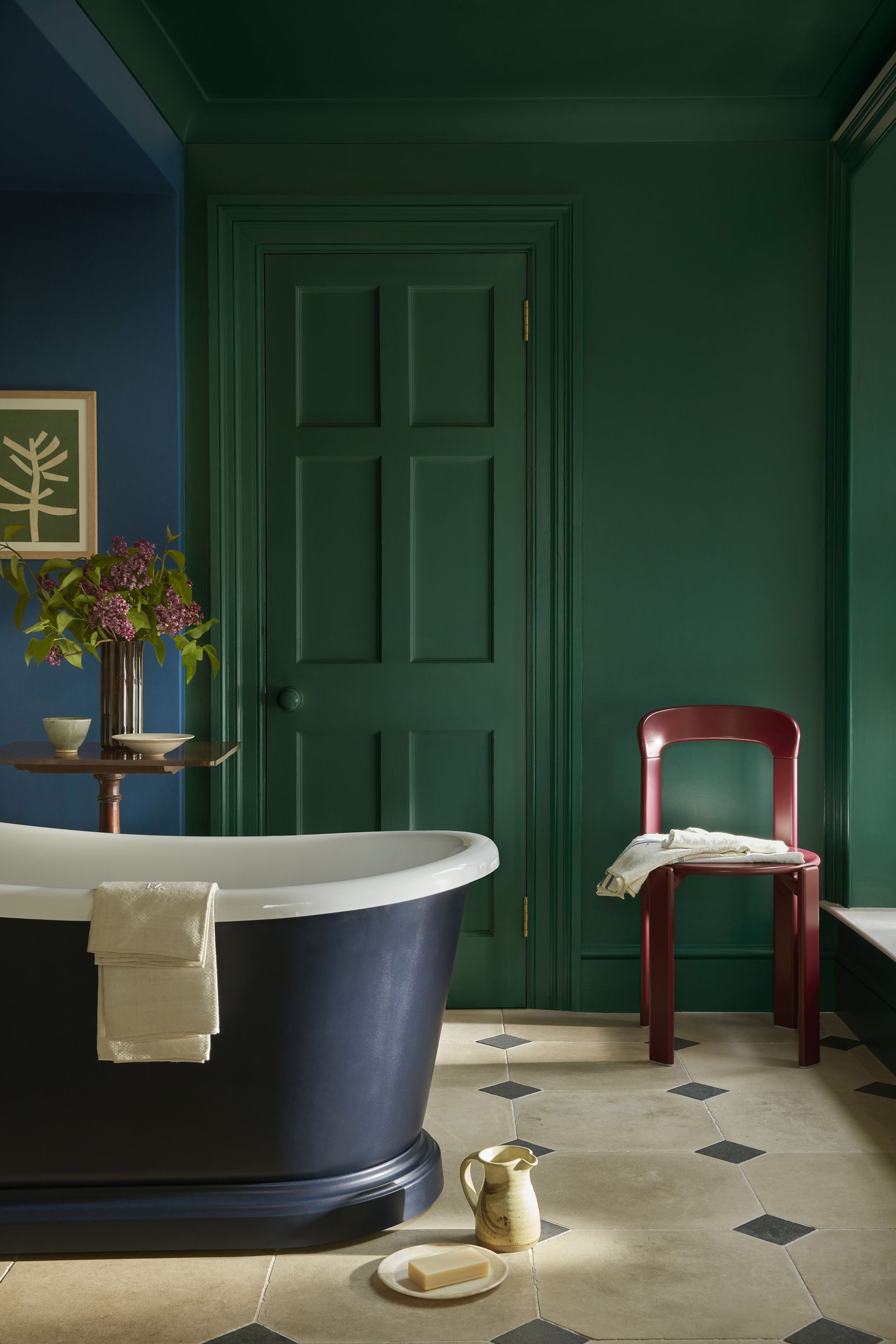 Little Greene Absolute Matt Sample Mid Azure Green 96 60ml