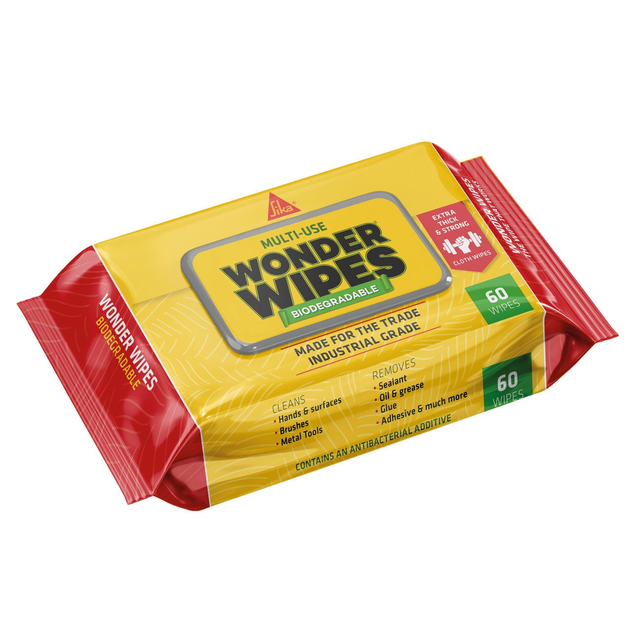 Sika Wonder Wipes Biodegradable (60PK)