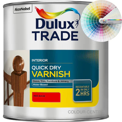 Dulux Trade Quick Drying Varnish Satin Tinted Colour 2.5L