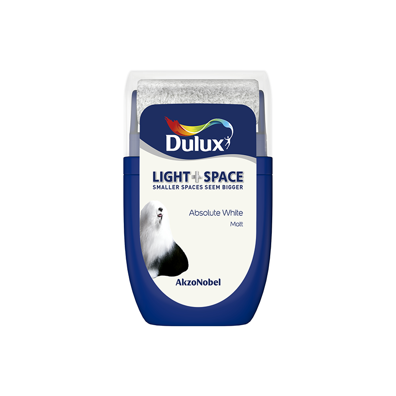 Dulux Light & Space Tester Absolute White 30ml