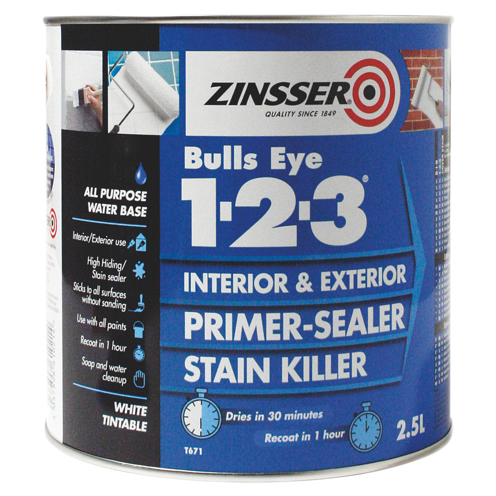 Zinsser Bullseye 1-2-3 2.5L