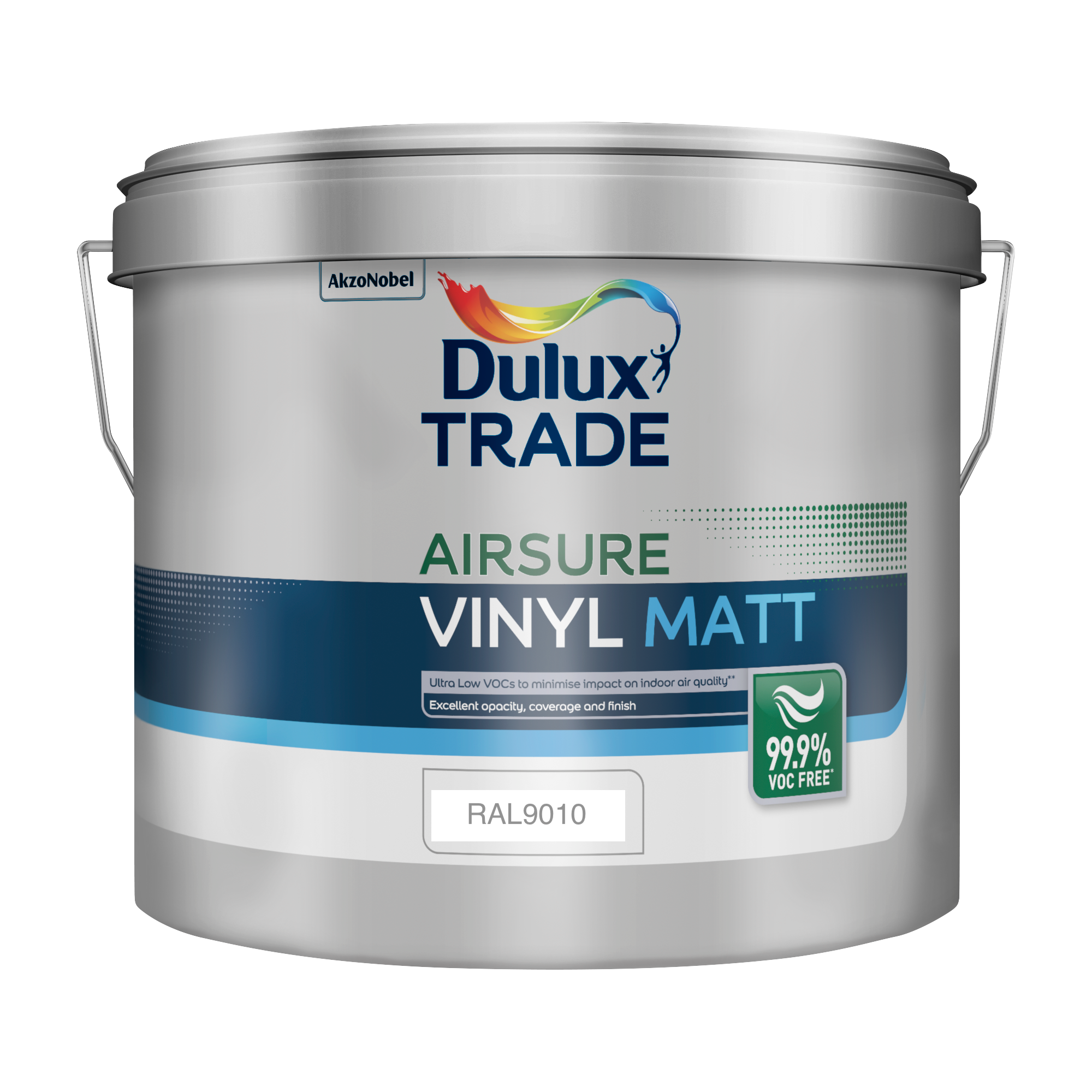 Dulux Trade Airsure Vinyl Matt RAL9010 10L
