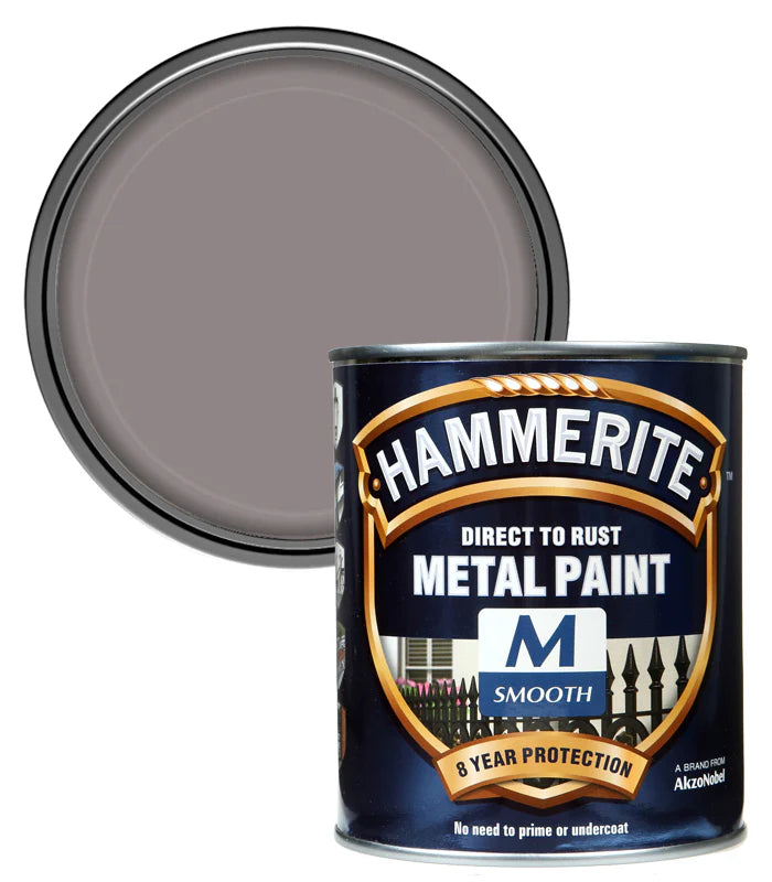 Hammerite Metal Paint Direct To Rust Smooth Blue Slate 750ml