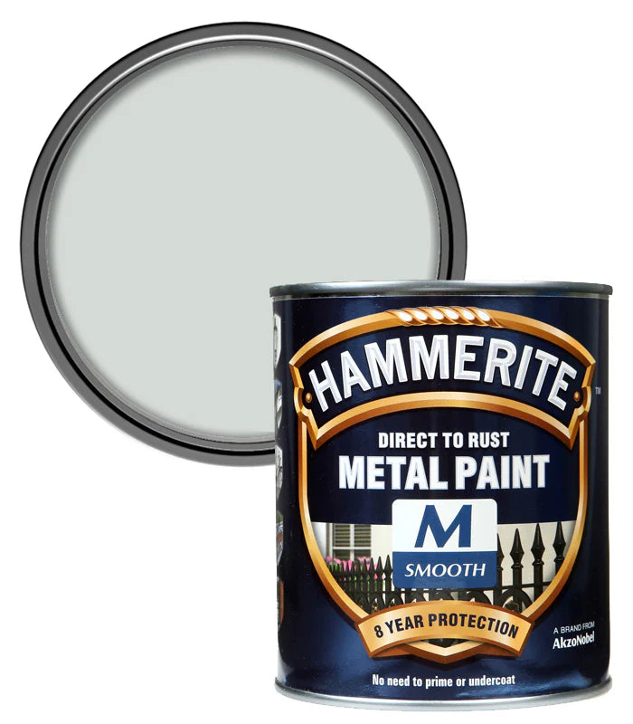 Hammerite Metal Paint Direct To Rust Smooth Moon Glow 750ml