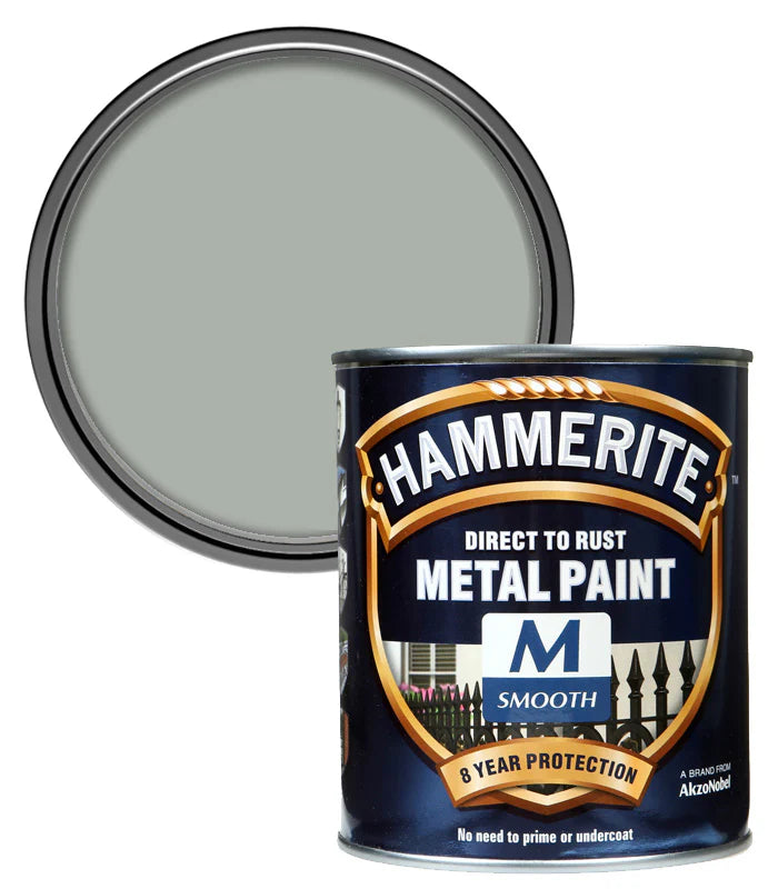 Hammerite Metal Paint Direct To Rust Smooth Pebble Trail 750ml