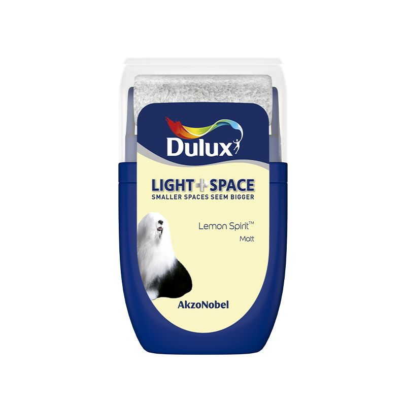 Dulux Light & Space Tester Lemon Spirit 30ml