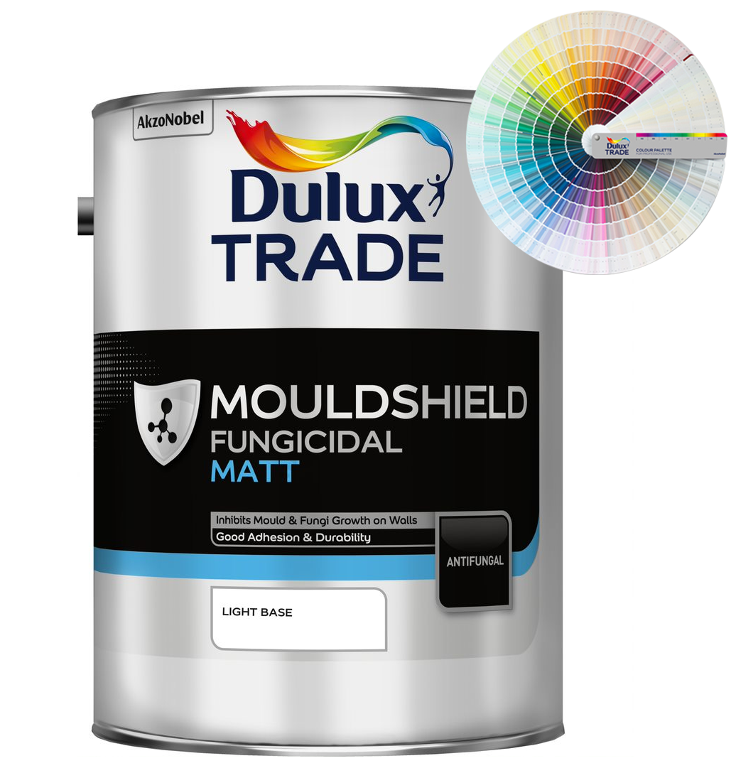 Dulux Trade Mouldshield Fungicidal Matt Tinted Colour 5L