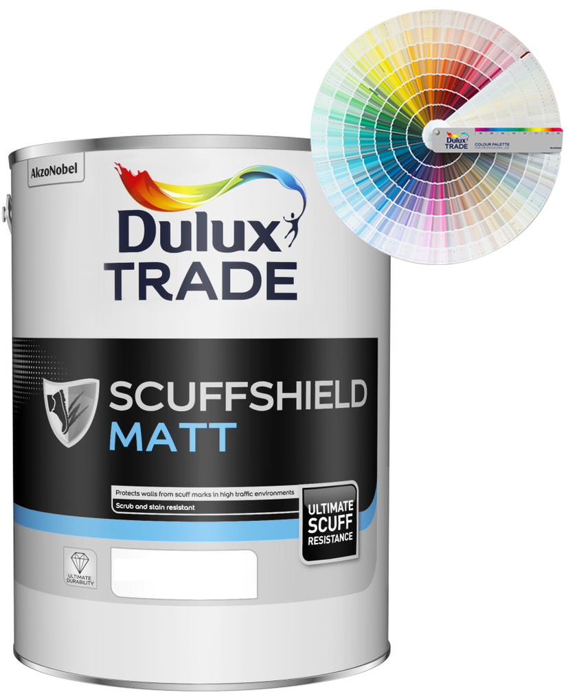 Dulux Trade Scuffshield Matt Tinted Colour 5L