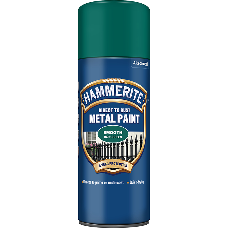 Hammerite Metal Paint Smooth Gold Aerosol 400ml