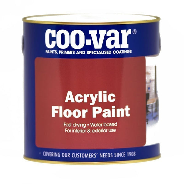 Coo-Var Acrylic Floor Paint Tile Red