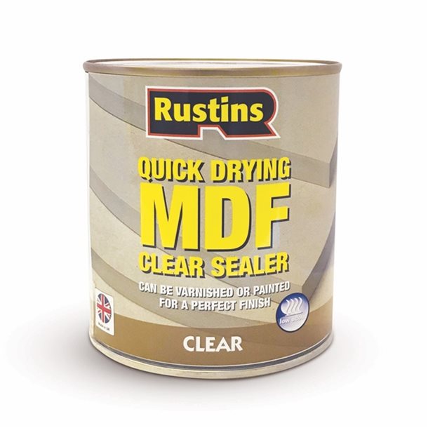Rustins Quick Dry MDF Sealer Clear 250ml/500ml/1L/2.5L