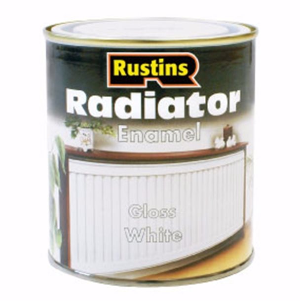 Rustins Radiator Enamel Gloss 250ml/500ml