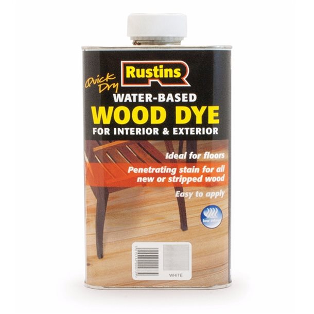 Rustins Wood Dye White (Quick-Drying)