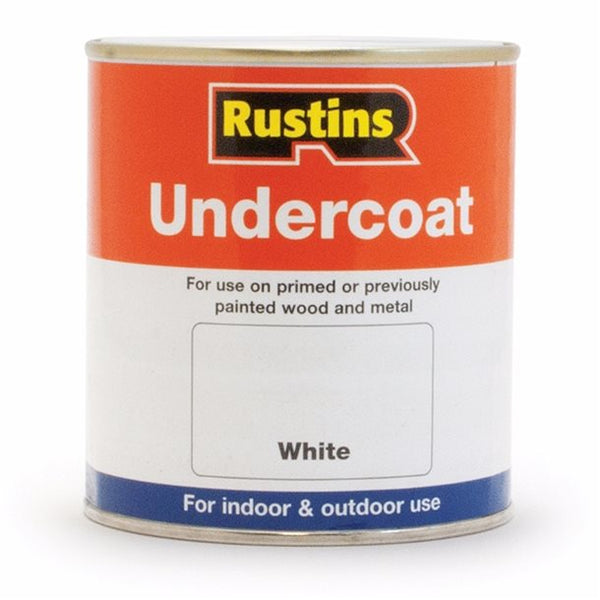 Rustins Undercoat White 250ml/500ml/1L