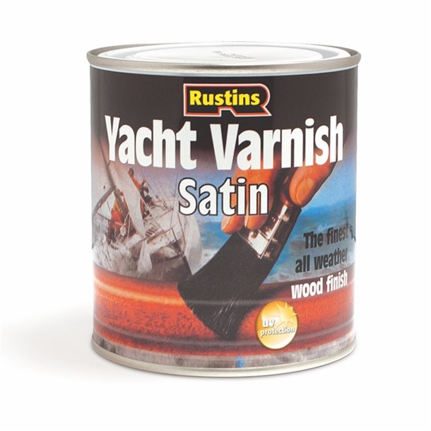 Rustins Yacht Varnish Satin 250ml/1L/2.5L