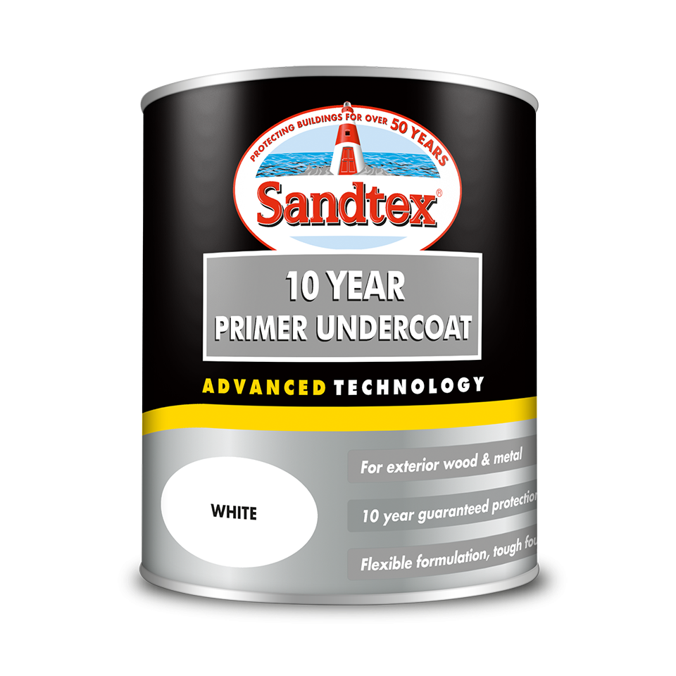 Sandtex 10 Year Primer Undercoat White 750ml/2.5L