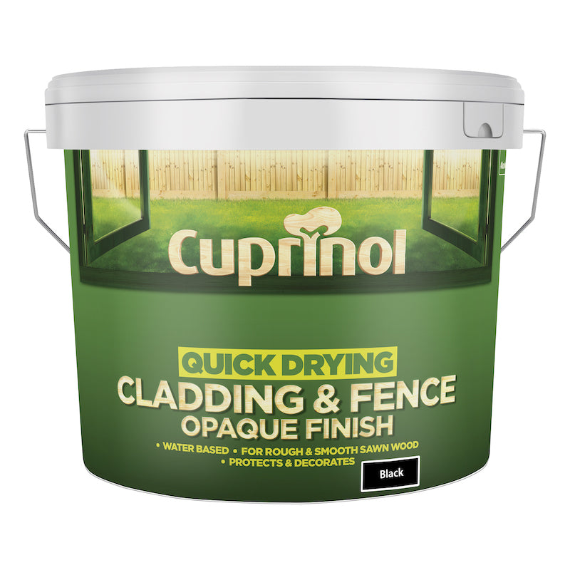 Cuprinol QD Cladding Fence Opaque Black 10L