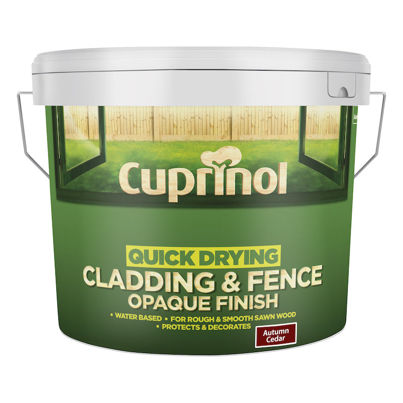 Cuprinol QD Cladding Fence Opaque Autumn Cedar 10L