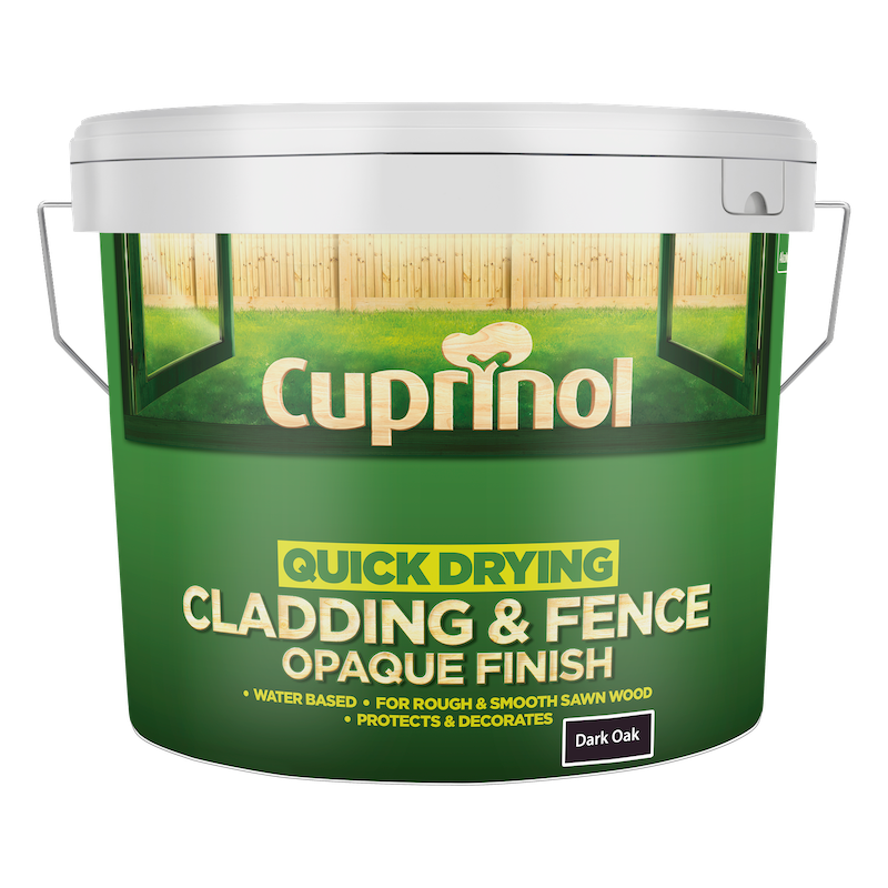Cuprinol QD Cladding Fence Opaque Dark Oak 10L