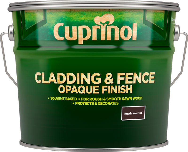 Cuprinol Fence Cladding Opaque Rustic Walnut 10L