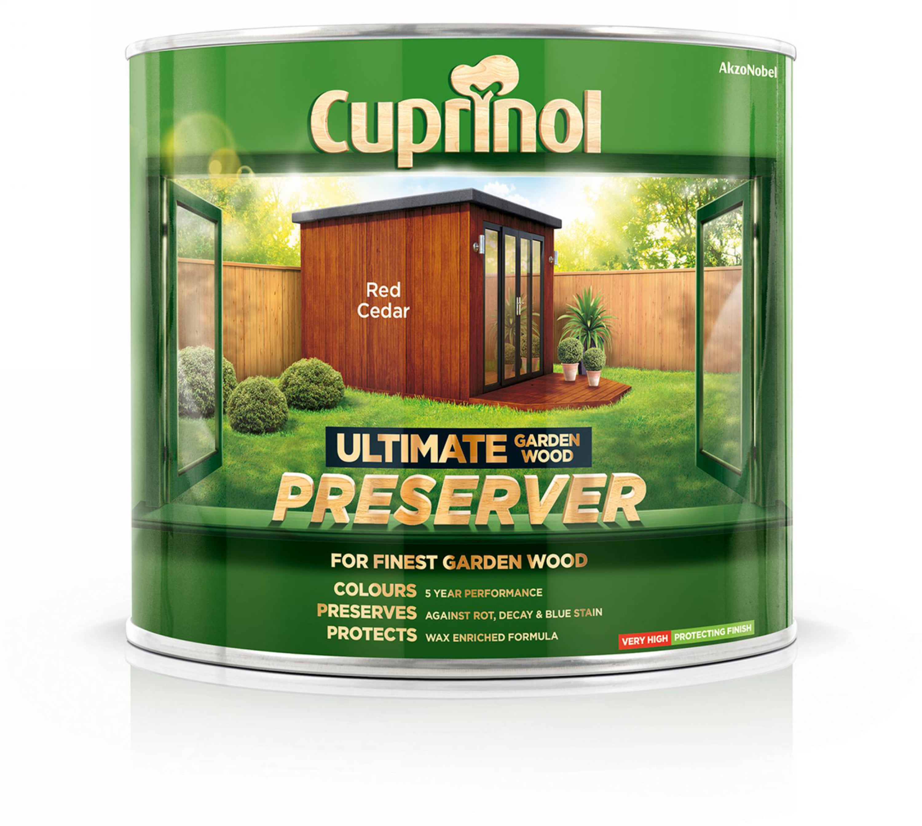 Cuprinol Ultimate Garden Wood Preserver Red Cedar 1L