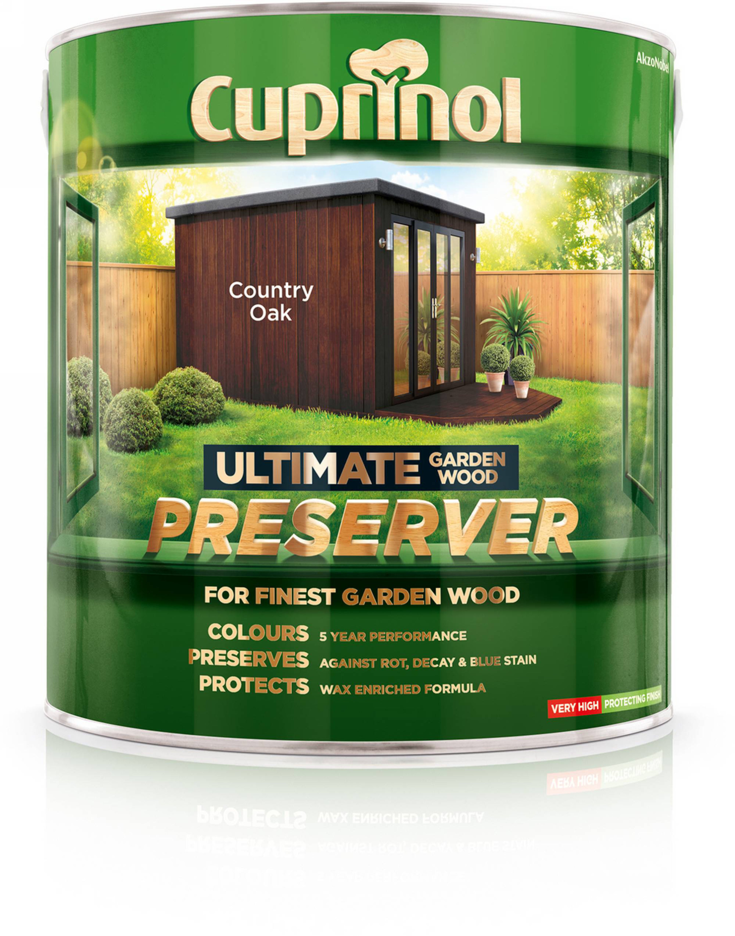 Cuprinol Ultimate Garden Wood Preserver Country Oak 4L