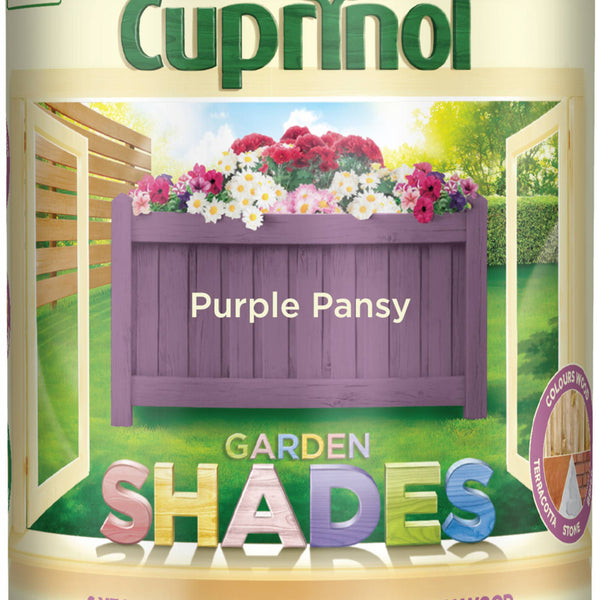 Cuprinol purple store pansy