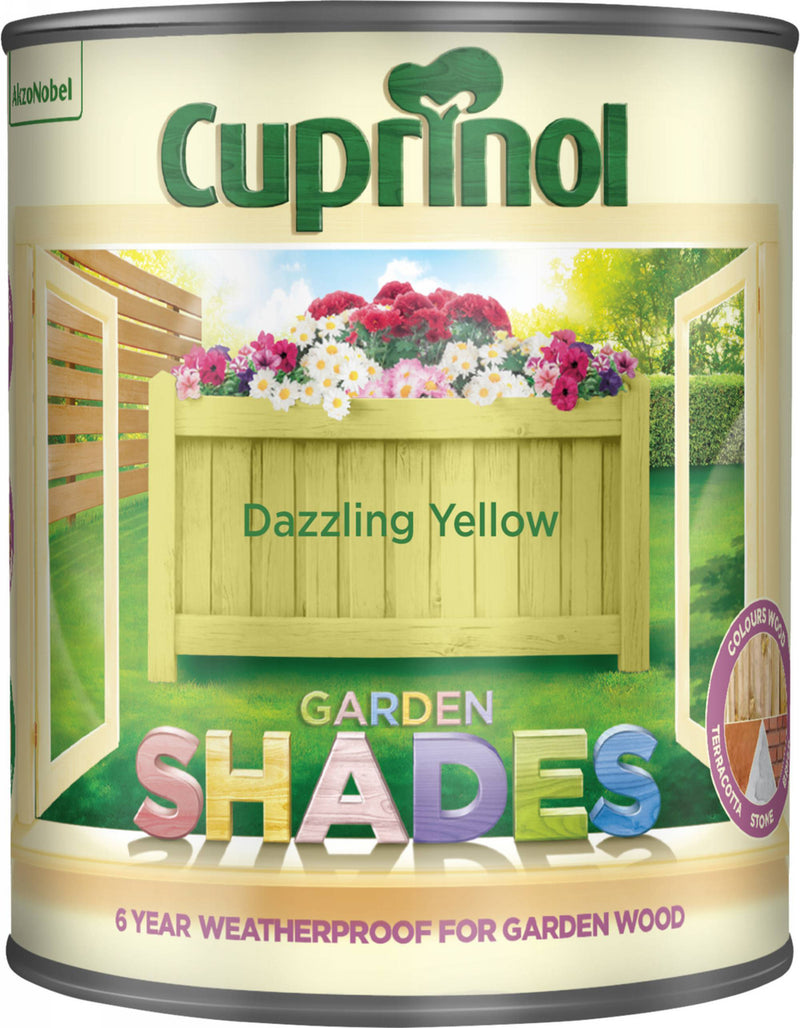 Cuprinol Garden Shades Dazzling Yellow 1L