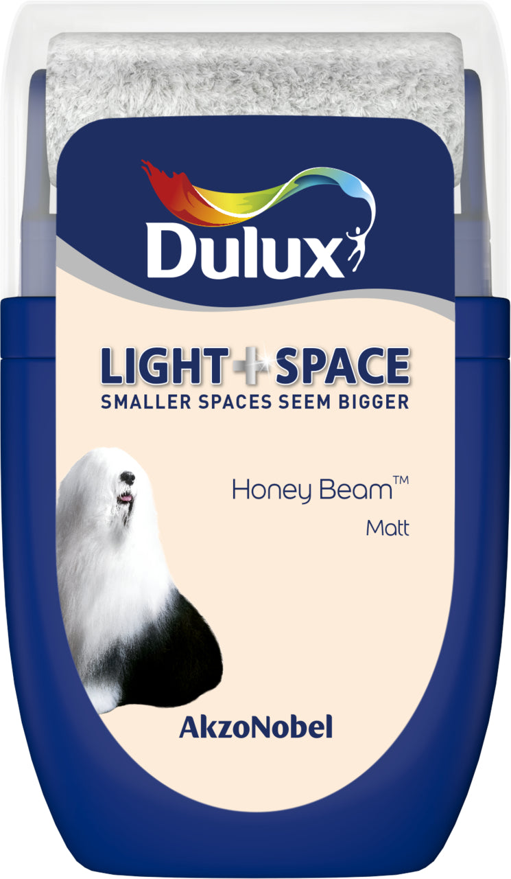 Dulux Light & Space Tester Honey Beam 30ml