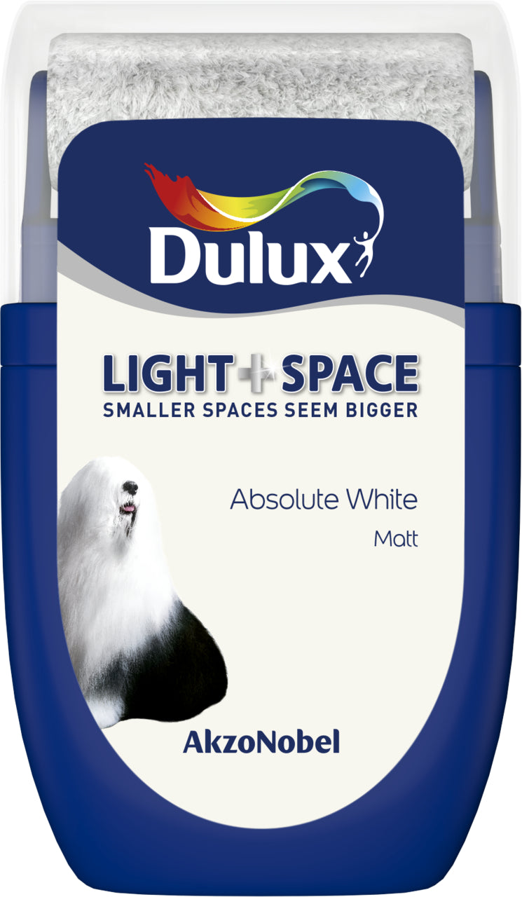 Dulux Light & Space Tester Absolute White 30ml